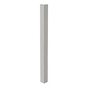 Fileur d'angle extérieur Stevia gris clair mat H. 71,5 cm Caraway Innovo GoodHome