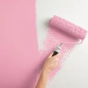 Peinture mur intérieur Satin 0,75 L Rose bonbon