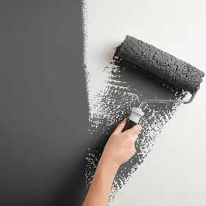 Peinture mur intérieur Satin 0,75 L Gris charbon