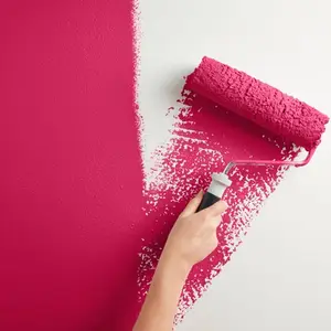 Peinture mur intérieur Satin 2,5 L Rose fuchsia