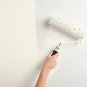 Peinture mur intérieur Satin 2,5 L Blanc ivoire