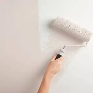 Peinture mur intérieur Satin 2,5 L Blanc amande