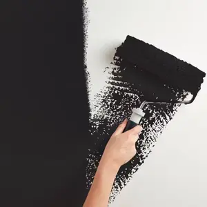 Peinture mur intérieur 2 en 1 Satin 2,5 L Noir