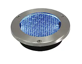 2 spots encastrable solaire Glend IP65 GoodHome lumière bleue