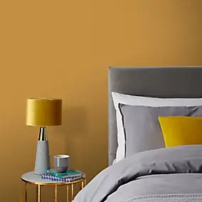 Papier peint à motif vinyle intissé Thar ocre 53 cm GoodHome