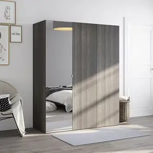 Porte battante imitation chêne grisé Homny H. 187,5 X L. 50 cm.