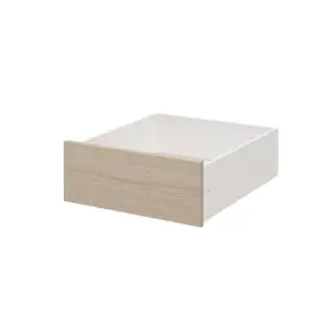 Tiroir simple imitation chêne clair Homny H. 16 X L. 50 X P. 58 cm