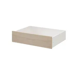 Tiroir simple imitation chêne clair Homny H. 16 X L. 75 X P. 58 cm