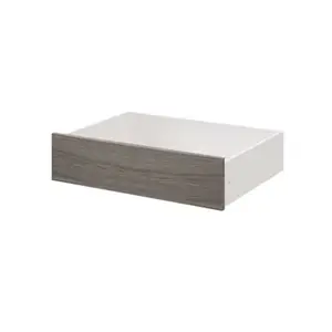 Tiroir simple imitation chêne grisé Homny H. 16 X L. 75 X P. 58 cm