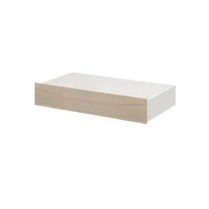 Tiroir simple imitation chêne clair Homny H. 16 X L. 100 X P. 58 cm