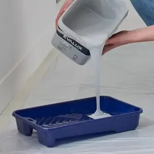 Bac peinture 180 mm en plastique bleu
