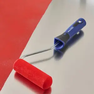 Rouleau bois et métal 100 mm avec mousse