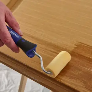 Rouleau bois et métal 65 mm poil moyen