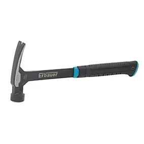 Marteau arrache-clous à panne fendue Erbauer 16 Oz