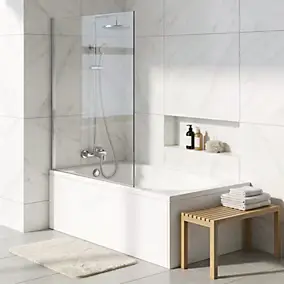 Baignoire droite Horyn L. 140 cm x l. 70 cm blanc