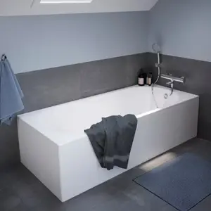 Baignoire droite "Caspia" - L. 170 x l. 70 cm
