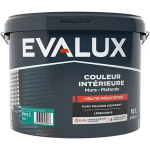 Peinture mur haute résistance Base C Satin 10 L