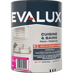 Peinture cuisine et bains Base A Satin 1 L