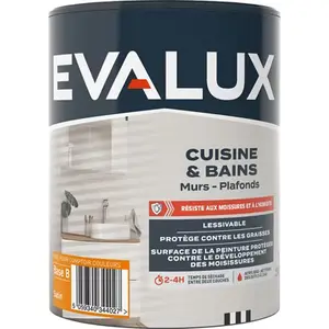 Peinture cuisine et bains Base B Satin 1 L