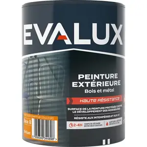 Peinture extérieure bois métal Base B Brillant 1 L