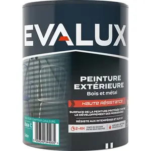 Peinture extérieure bois métal Base C Satin 1 L