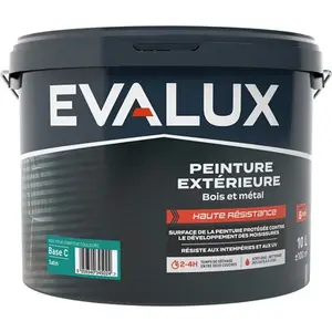 Peinture extérieure bois métal Base C Satin 10 L
