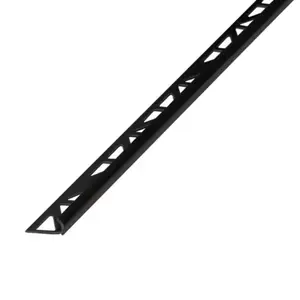 Profile 1/4 rond pvc 2,50 m x 9 mm - noir