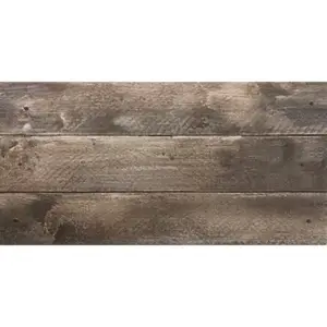 Carrelage de sol extérieur "Bois rustique" marron - l. 31 x L. 62 cm