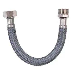 Flexible d'alimentation en eau 30 cm - Mâle/Femelle Filetages 20x27