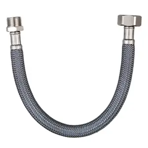 Flexible d'alimentation en eau 30 cm - Mâle/Femelle Filetage entrée 12x17 - Filetage sortie 15x21