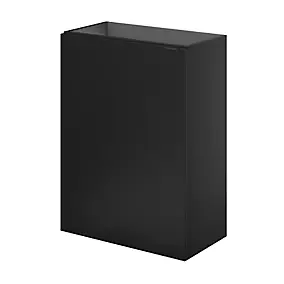 Meuble lave mains suspendu l.44 x H.55 x P.23 cm, noir mat, GoodHome Imandra