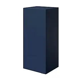 Armoire de salle de bains bleu nuit mat l.40 x H.90 x P.36 cm, GoodHome Imandra