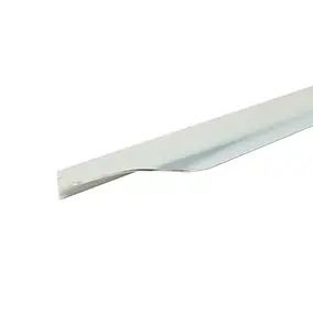 2 poignées de meuble de salle de bains l.100 cm aluminium chrome Imandra