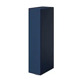 Colonne de salle de bains suspendue faible largeur bleu nuit mat l.20 x H.90 x P.36 cm, GoodHome Imandra