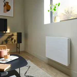Radiateur double cœur de chauffe VESTFOLD 1500W - H. 45 x L.79 cm Ép.12,5 cm