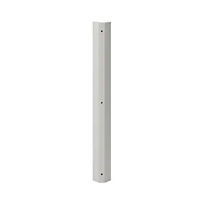 Fileur d'angle haut Stevia gris clair mat H. 71,5 cm Caraway Innovo GoodHome
