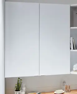 Rangement mural blanc Idalie L. 60 x H. 90 x P. 15 cm