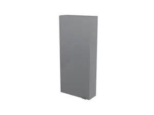 Rangement mural gris Idalie L. 40 x H. 90 x P. 15 cm