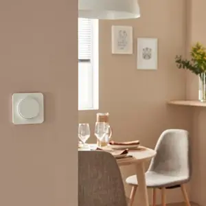 Poussoir blanc satin "Zephyr"