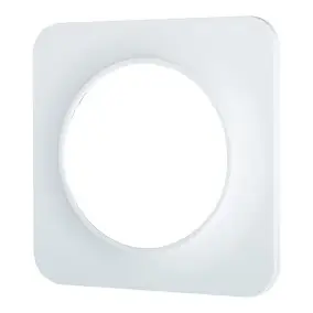 Plaque de finition simple Jacobsen Espen blanc à assembler