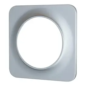 Plaque de finition simple Jacobsen Espen argent à assembler