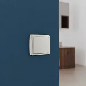 Poussoir en saillie blanc "Barran"
