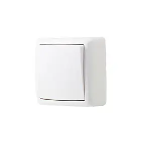 Interrupteur monobloc en saillie Jacobsen Sigurd blanc complet