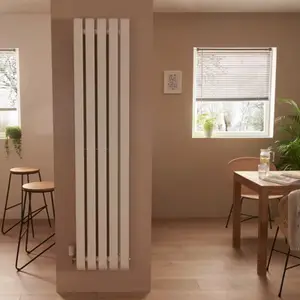 Radiateur en acier "Hellen" blanc - H. 180 x l. 38 cm
