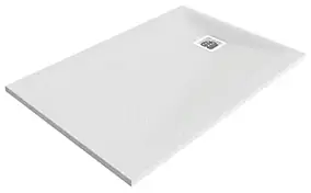 Receveur de douche 80 x 140 cm, résine, blanc, Douro GoodHome