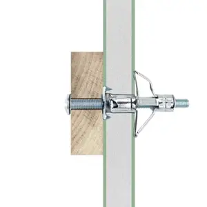 Cheville à expansion en acier M5 pour plaque de plâtre - Pack de 50