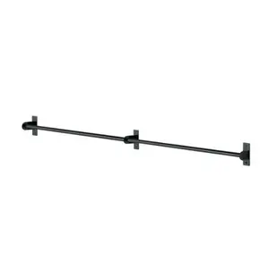 Barre de crédence noir mat - L. 120cm