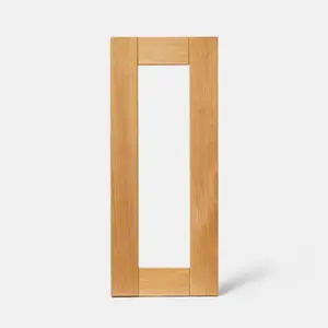 Façade 1 porte vitrée 30cm "Ilona"chêne doré - L. 29.7 x H. 71.5cm