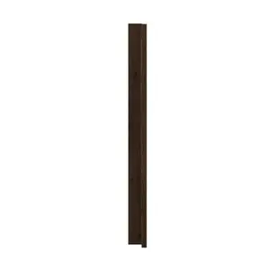 Fileur d'angle bas "Heline" noyer mat - h. 71.5cm