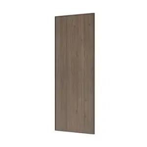 Façade colonne 60cm "Heline" noyer mat - l. 59.7 x h. 128.7cm